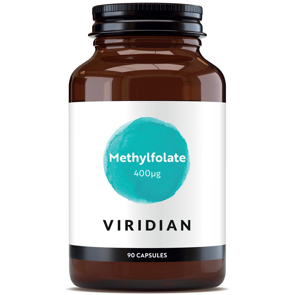 Viridian Methylfolate 400µg 90 Capsules Vegan No GMO 0198