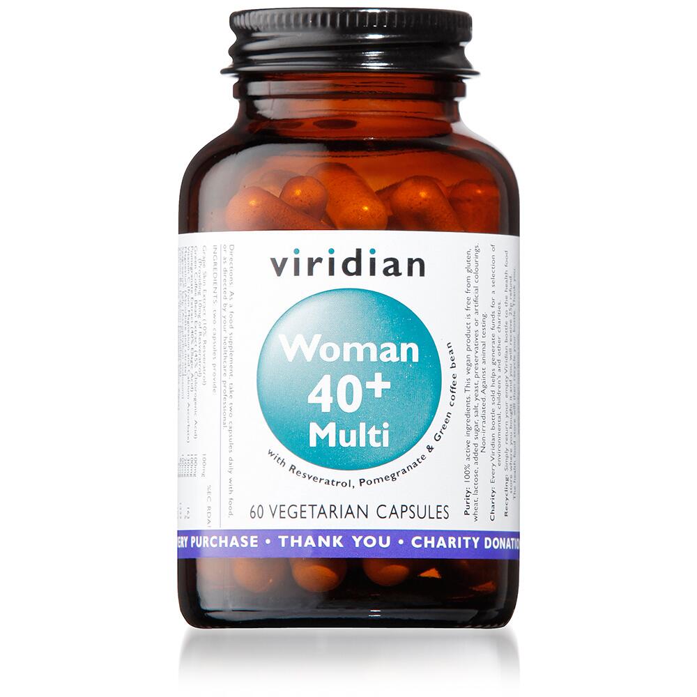 Viridian Women 40+ Multi with Pomegranate & Green Coffee Bean 60 Capsules 0109