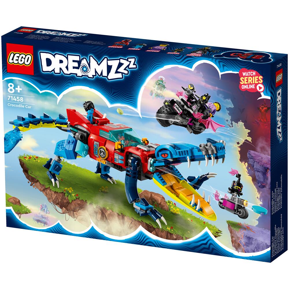 LEGO DREAMZzz La voiture-crocodile 71458 Jeu de construction pour enfants  (494 pièces) Comprend 494 pièces, 8+ ans 