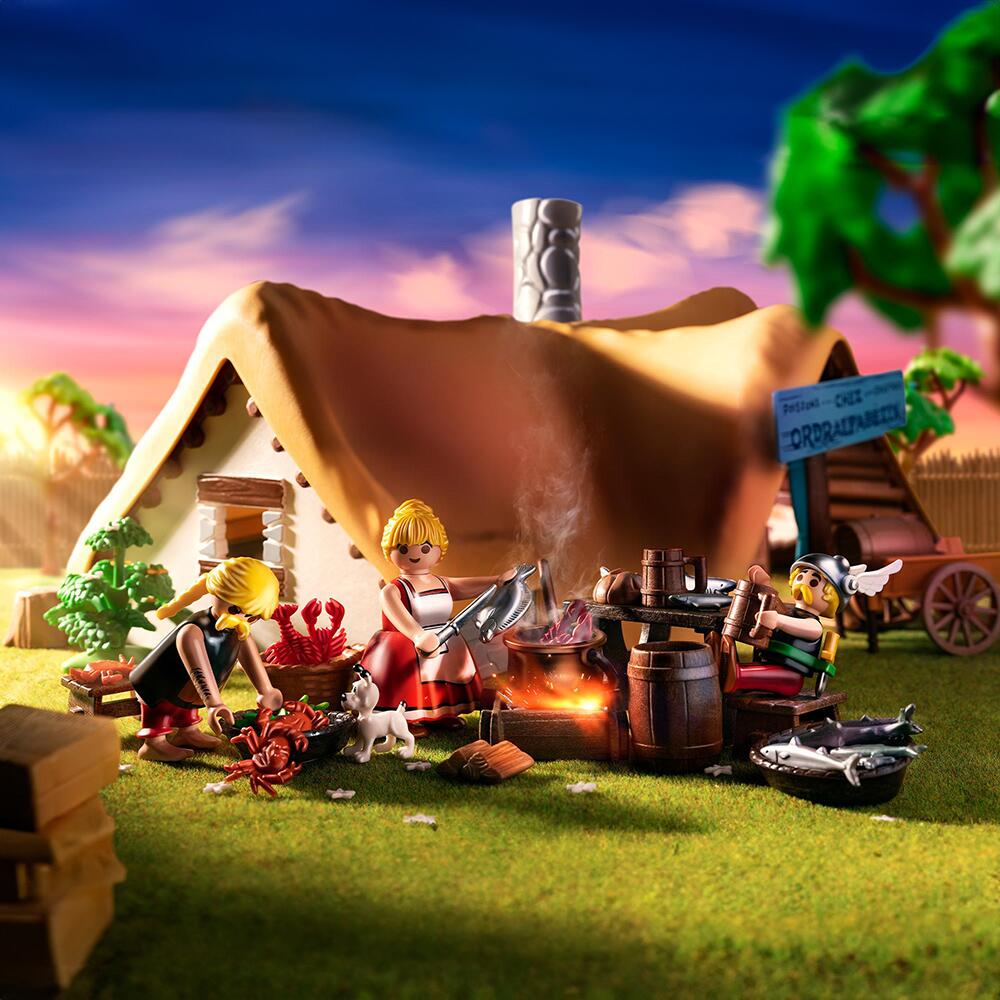 Playmobil Asterix Hut of Unhygienix Playset