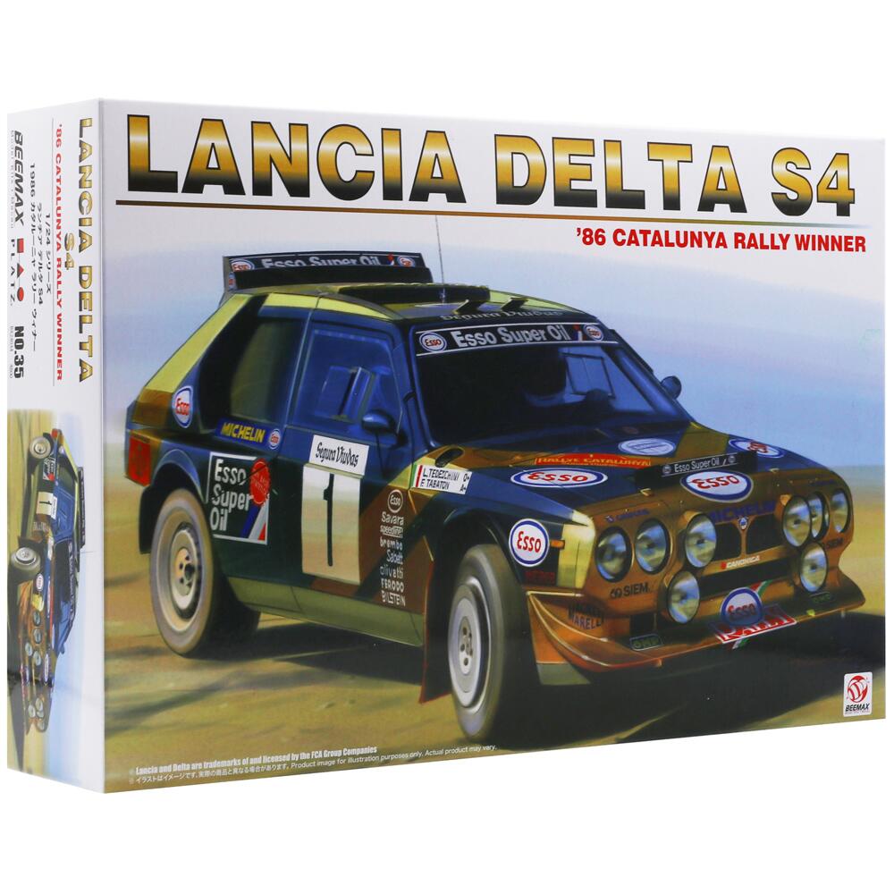 Beemax Lancia Delta S4 1986 Catalunya Rally Winner Model Kit Scale 1:24 BX24034