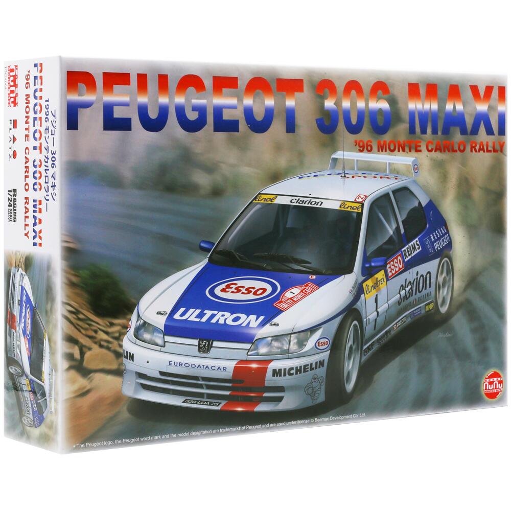 Nunu Peugeot 306 MAXI 1996 Monte Carlo Rally Model Kit Scale 1:24