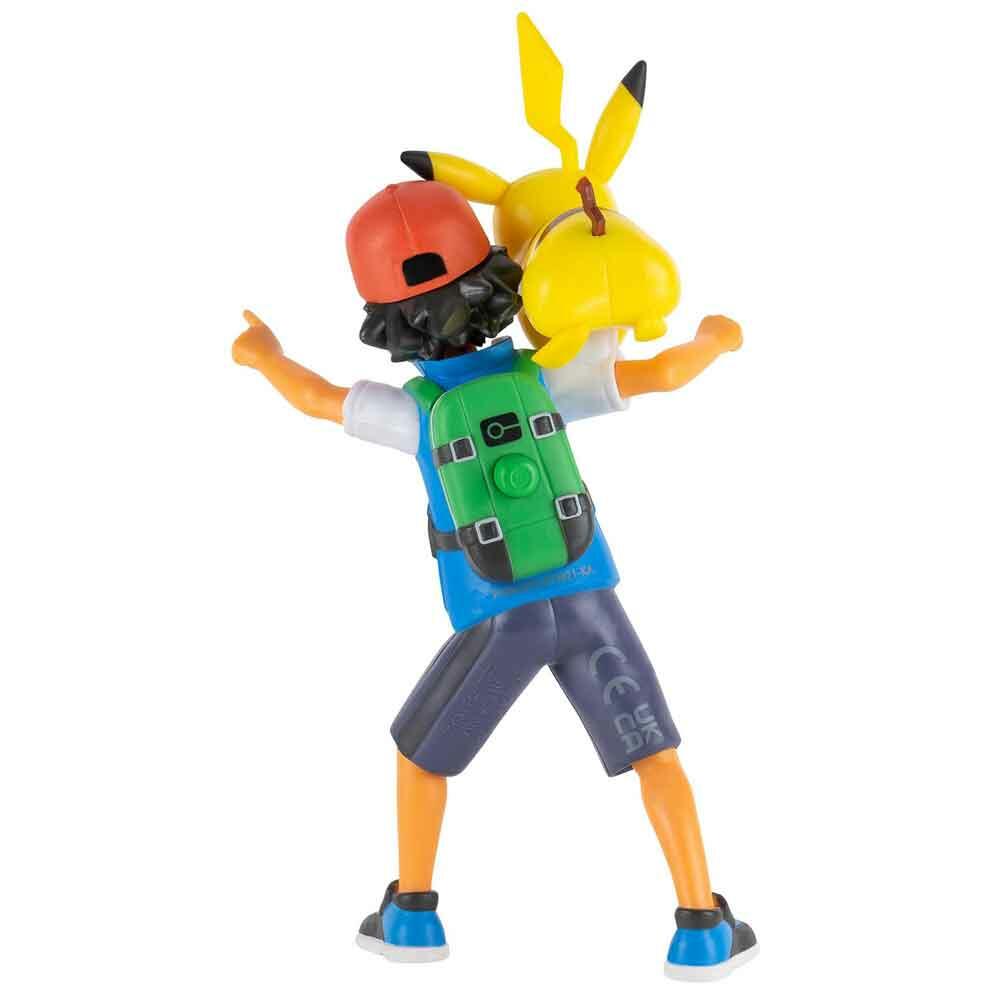 Pokémon ASH & PIKACHU 4.5-Inch Battle Feature Figure