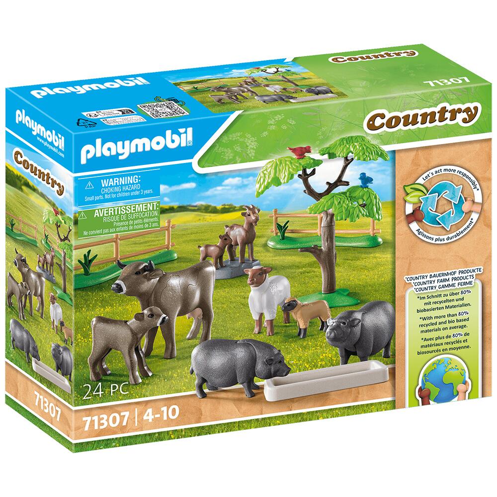 Playmobil Country Animal Enclosure Playset with Figures PM71307