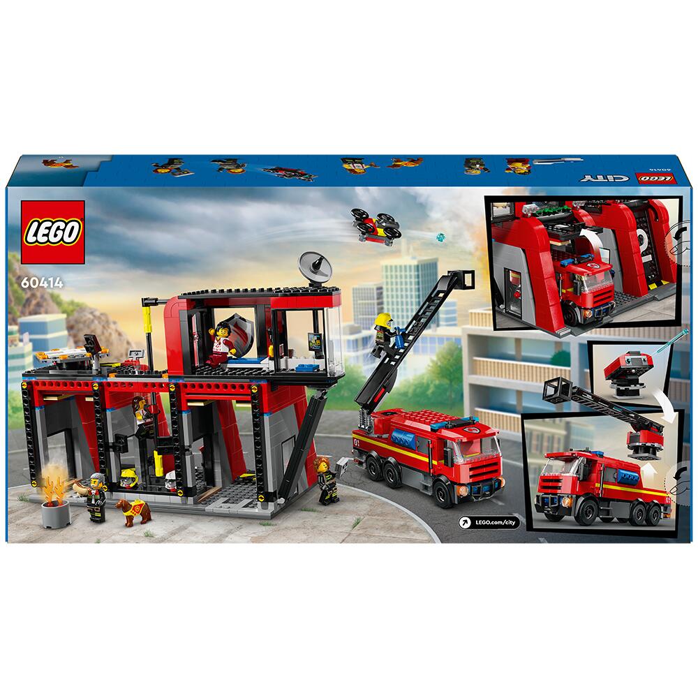 LEGO City Fire Station with Fire Truck • Set 60414 • SetDB