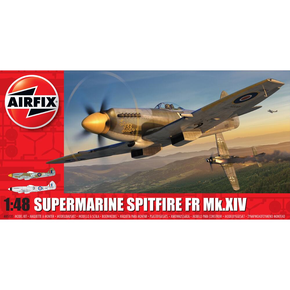 Airfix Supermarine Spitfire FR Mk.XIV Model Kit Scale 1:48 A05135