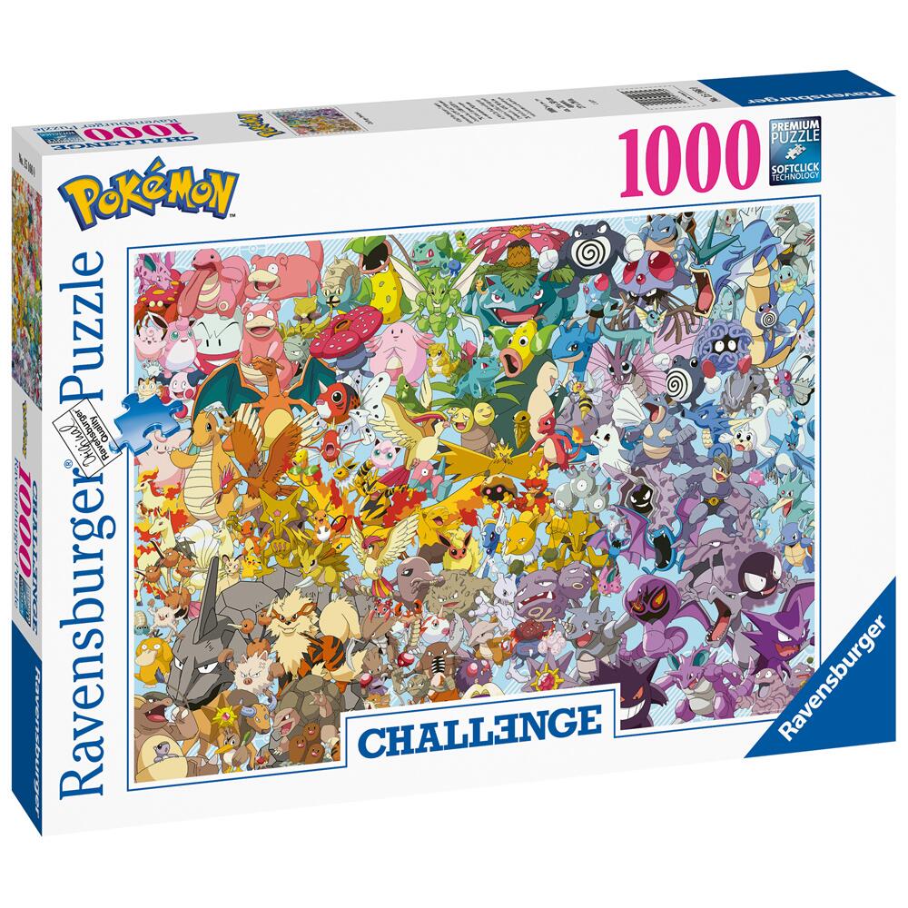 Ravensburger Pokemon 1000 Piece Challenge Jigsaw Puzzle 15166