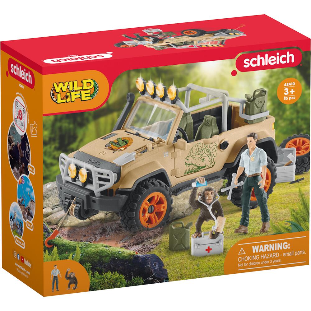 Schleich Wild Life 4x4 Vehicle with Winch SC42410