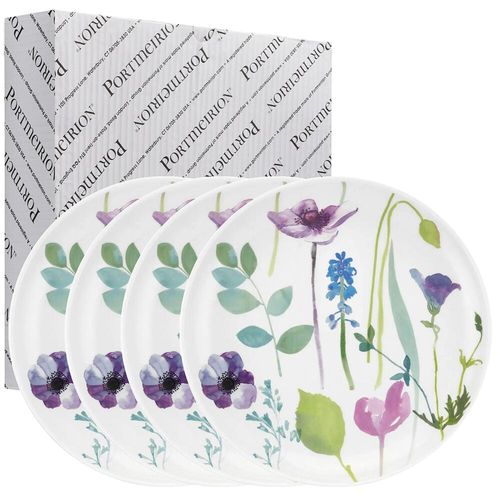 Portmeirion Water Garden Set of 4 Coupe Side Plates 22.5cm WG67060-XL