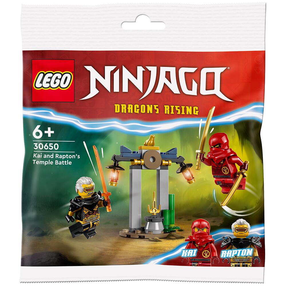 LEGO Ninjago Dragons Rising Kai and Rapton's Temple Battle Set 30650