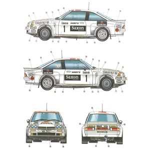 View 2 Belkits Opel Manta 400 GR. B Jimmy McRae 1984 Scale 1/24 BEL009