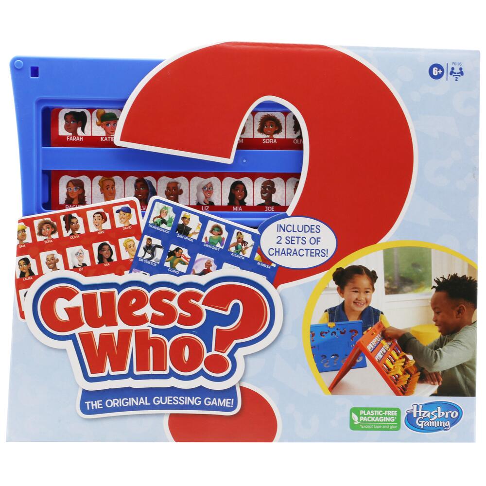 Hasbro Guess Who? The Original Guessing Game with Double Sided ...