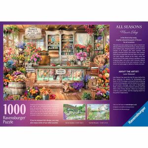 View 3 Ravensburger All Seasons Flower Shop 1000 Piece Puzzle 12001262