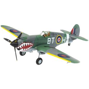 View 2 Airfix Curtiss Tomahawk Mk.II Military Aircraft Model Kit Scale 1:48 A05133A