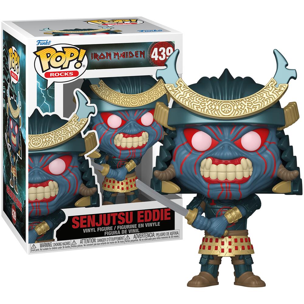 Funko POP! Rocks Iron Maiden Senjutsu Samurai Eddie Vinyl Figure #439 80488