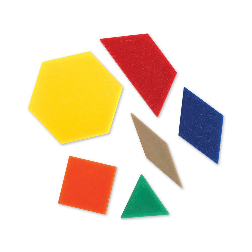Learning Resources Pattern Blocks (Set of 50)