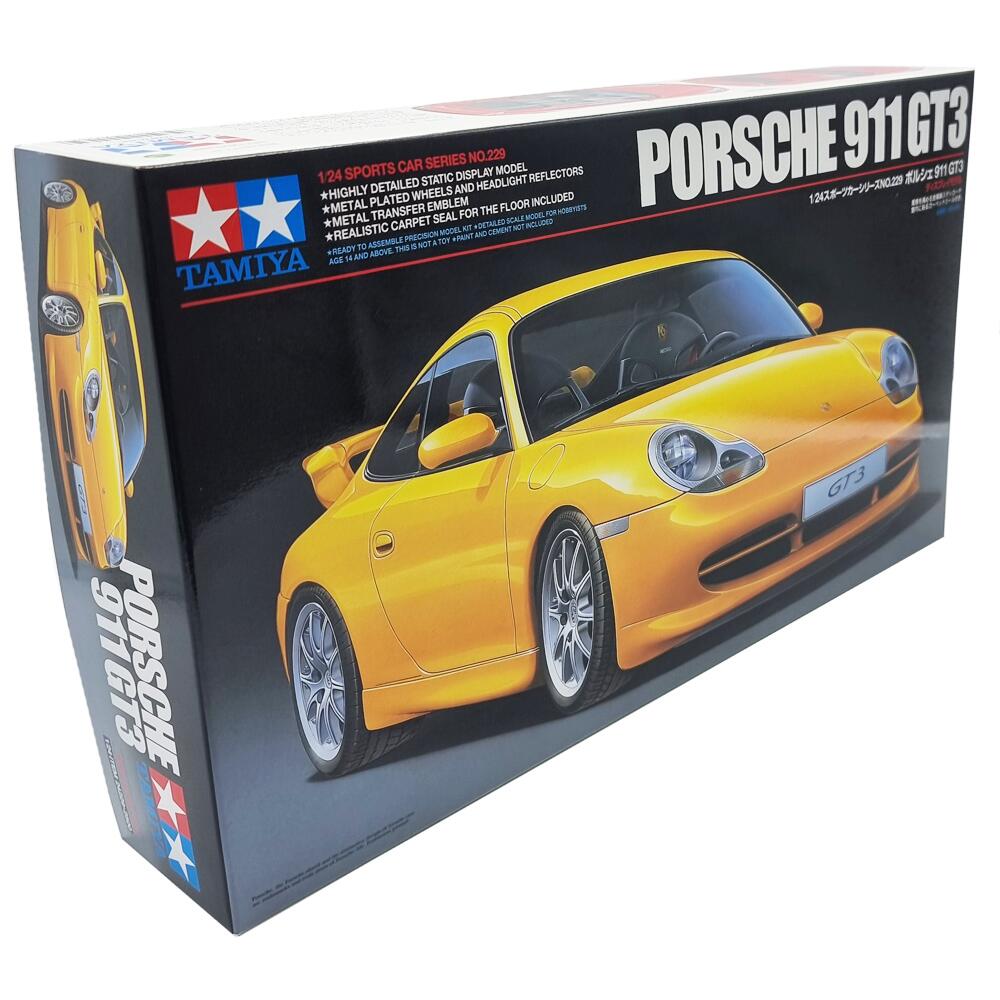 Tamiya Porsche 911 GT3 Sports Car Plastic Model Kit Scale 1/24 24229