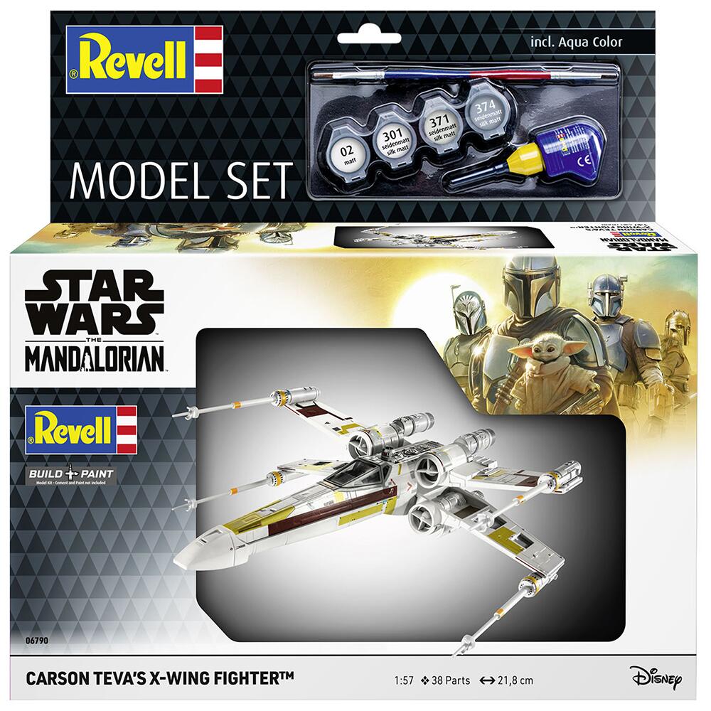 Revell Star Wars The Mandalorian Carson Teva's X-Wing Fighter Model SET Scale 1:57 66790
