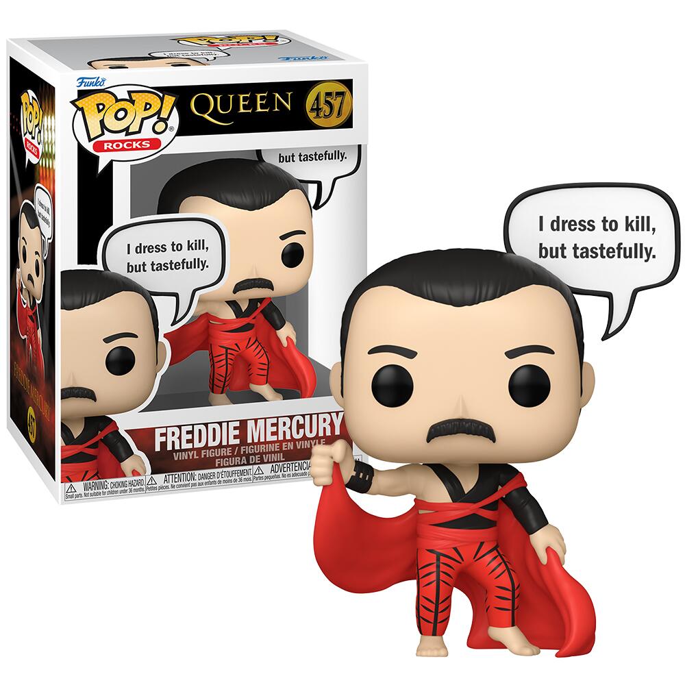 Funko POP! Rocks Freddie Mercury I Dress to Kill Quote Vinyl Figure #457 83832