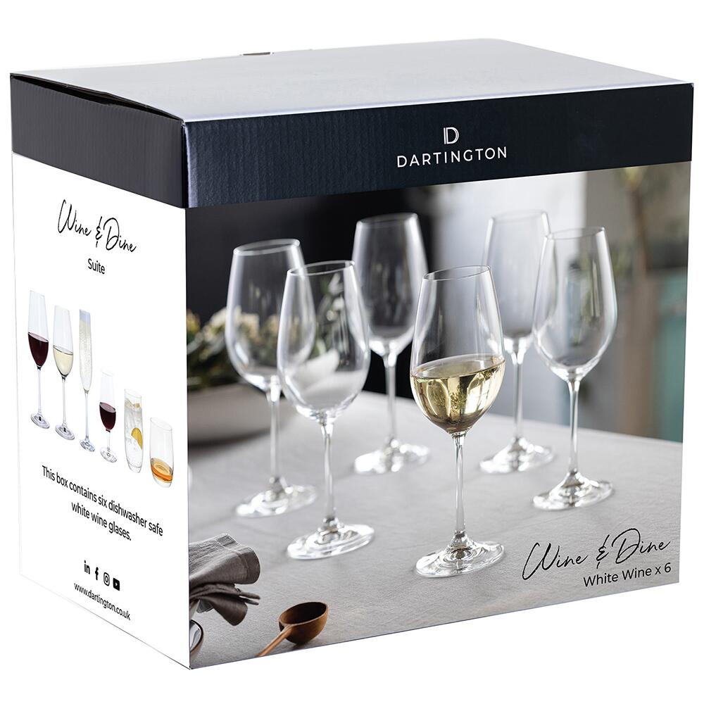 Dartington Wine & Dine White Wine Glasses Set of 6 ST3592/2/6PK