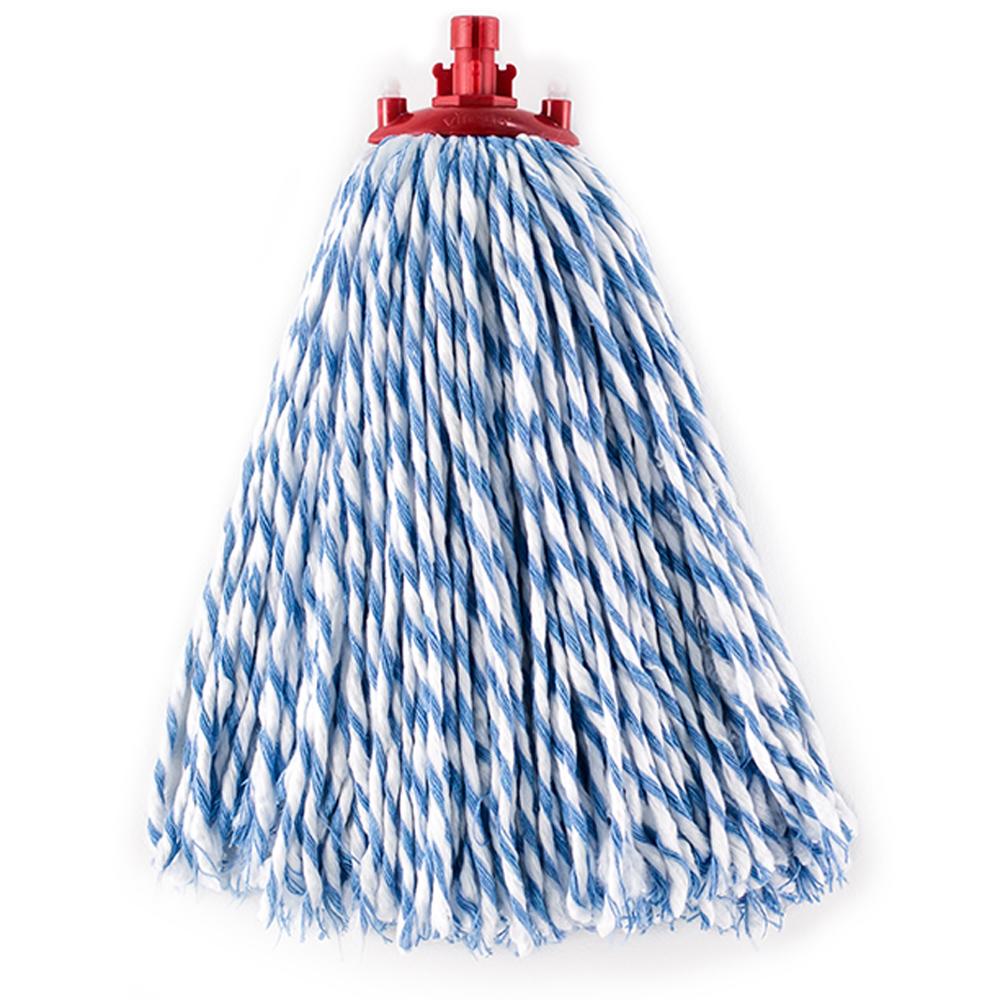  Vileda 167433 Microfibre Mop Strips, Universal Head, Blue, One  Size : Health & Household