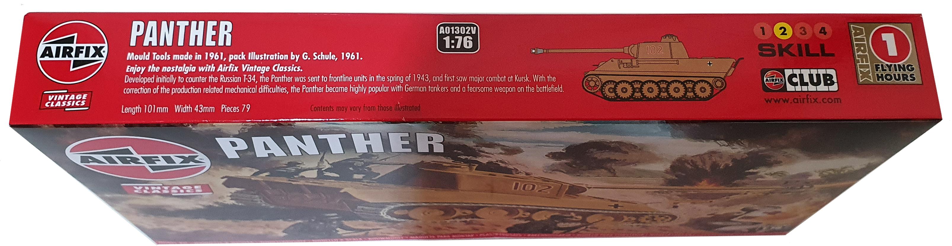 Airfix Vintage Classics Panther Tank Scale 176