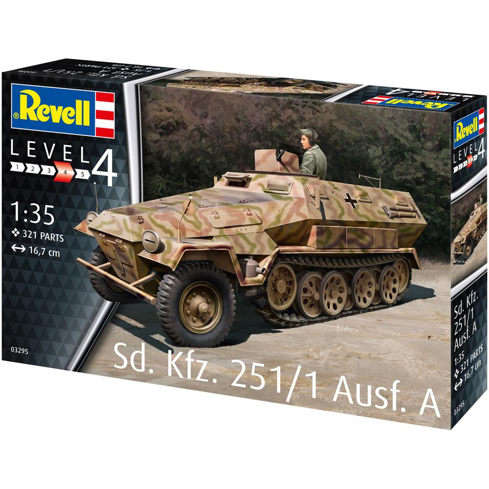 Revell Sd. Kfz. 251/1 Ausf. A Half-Track Model Kit (Scale 1:35)