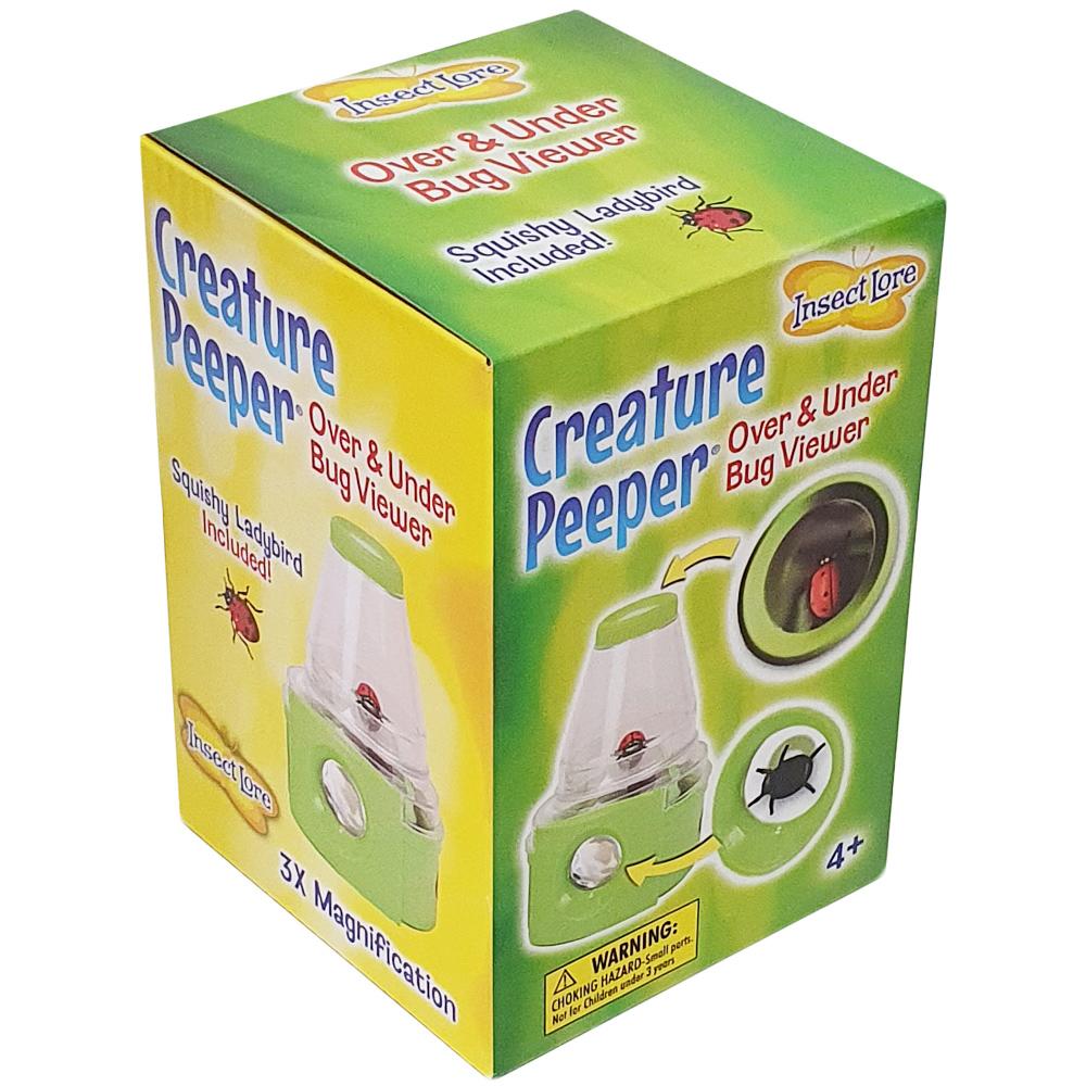 thumbnail interactive-video image 1 of Insect Lore Creature Peeper Bug Viewer - 3x Magnification For Kids Science Exploration 1 of 9