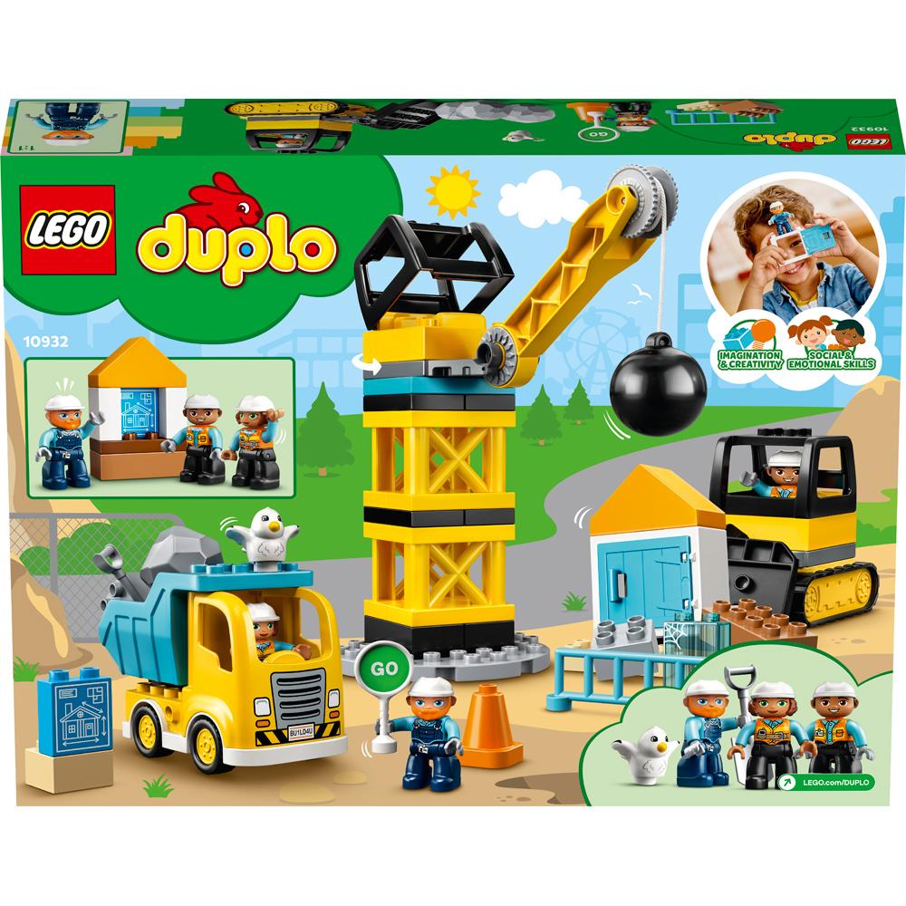 LEGO Duplo Wrecking Ball Demolition Building Set