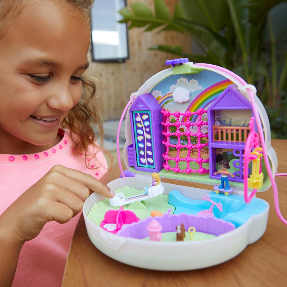 Polly Pocket Rainbow Dream Purse Playset