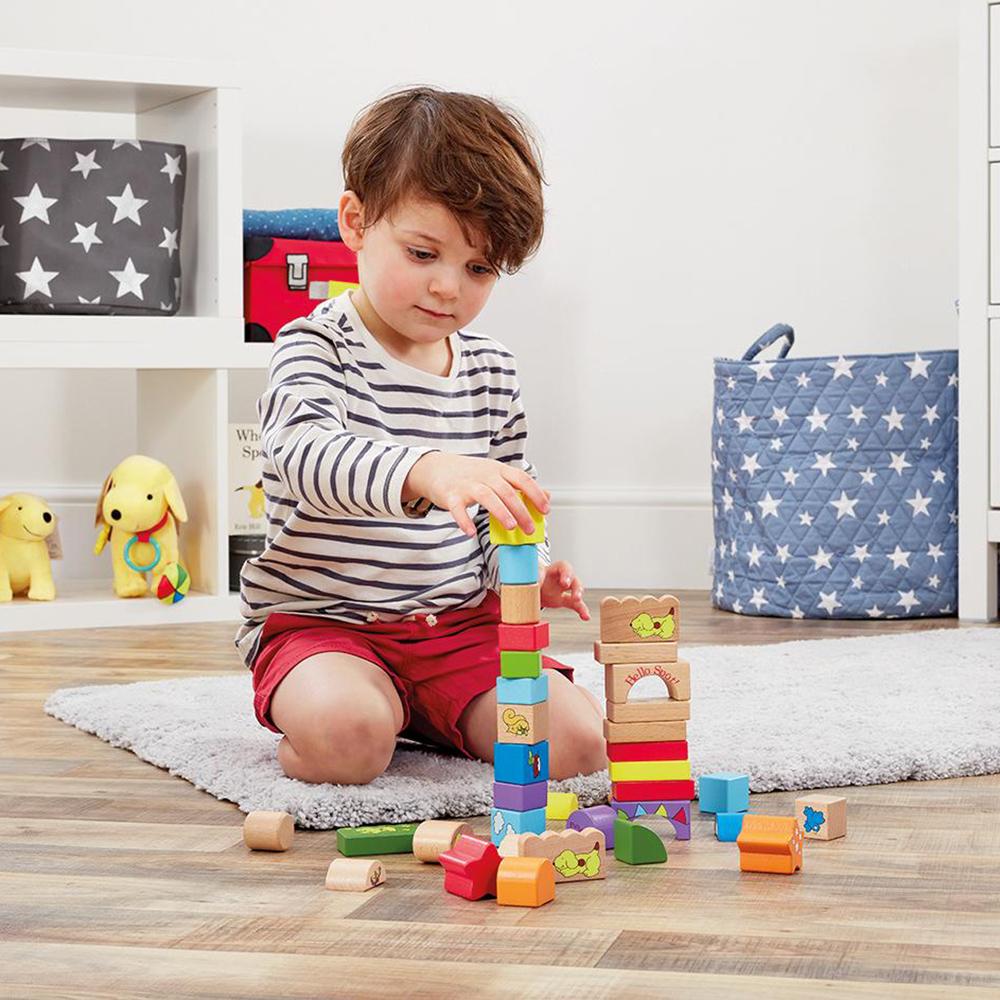 Fun With Spot! Wooden Building Blocks