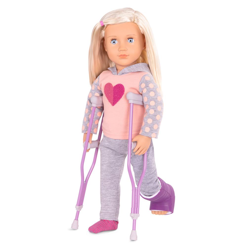 Our Generation 46cm Poseable Doll Martha and Calling 9-1-1 Book