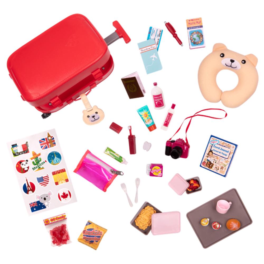 Our Generation Well Traveled Luggage Accessory Set