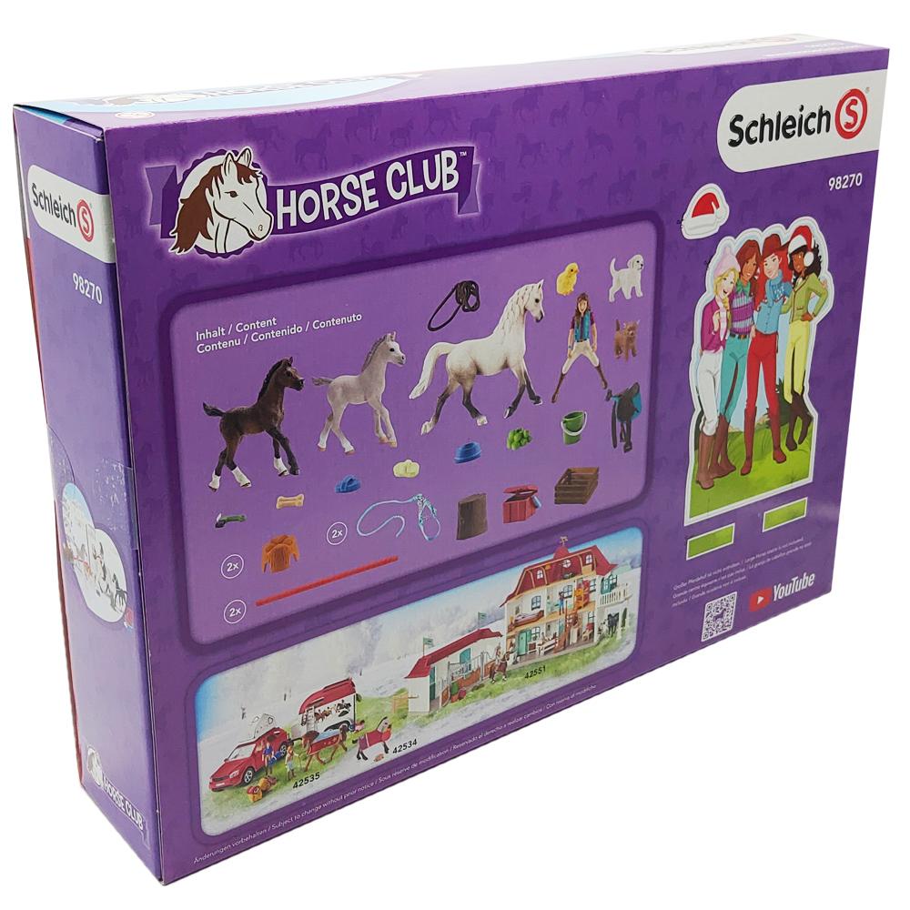 Schleich Horse Club Advent Calendar with Animal Figures and Accessories