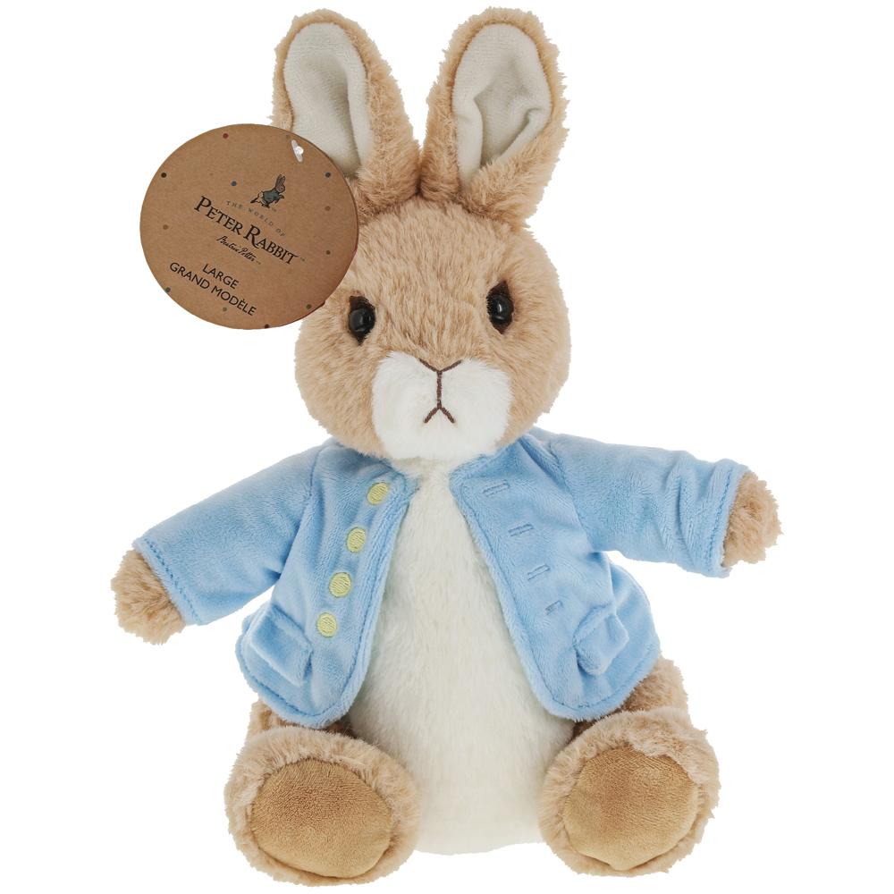 View 2 Beatrix Potter Peter Rabbit Large Plush Soft Toy 28cm Tall for Ages 1+ A30790