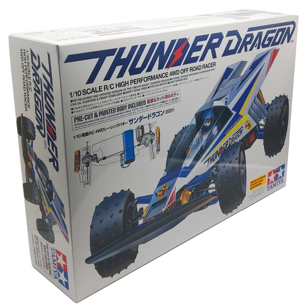 Tamiya Thunder Dragon RC High Performance 4WD Off Road Car Model Kit Scale 1/10 47458