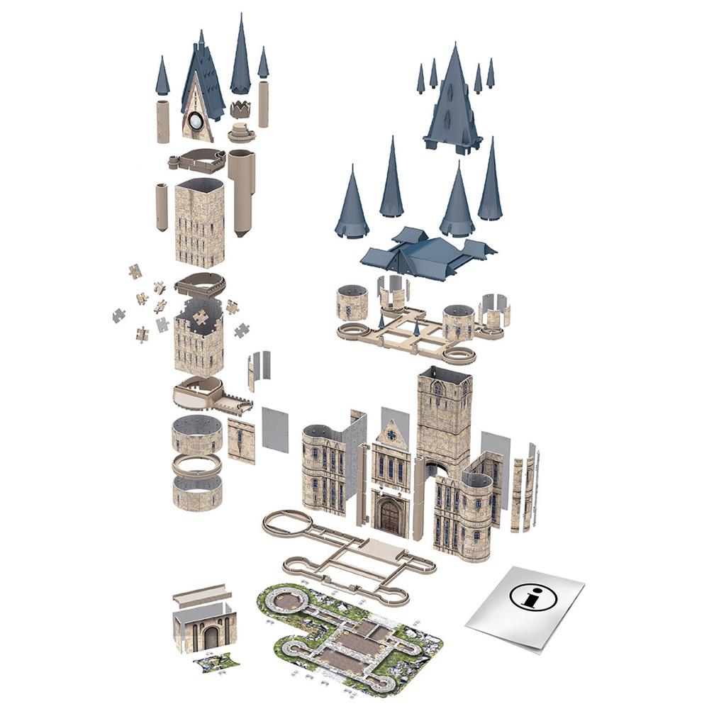 View 5 Ravensburger Harry Potter Hogwarts Castle Astronomy Tower 3D Puzzle 615 Piece 11277
