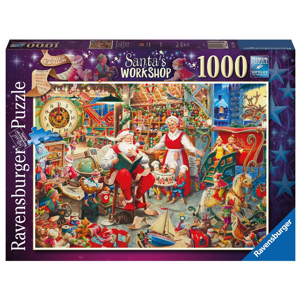 Ravensburger Santa's Workshop Christmas Jigsaw Puzzle 1000 Piece 70 x 50cm 17300