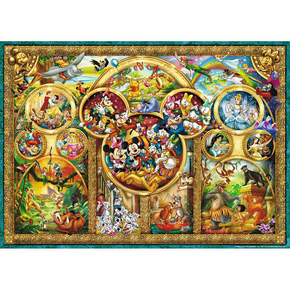 View 2 Ravensburger The Best Disney Themes 1000 Piece Jigsaw Puzzle 15266