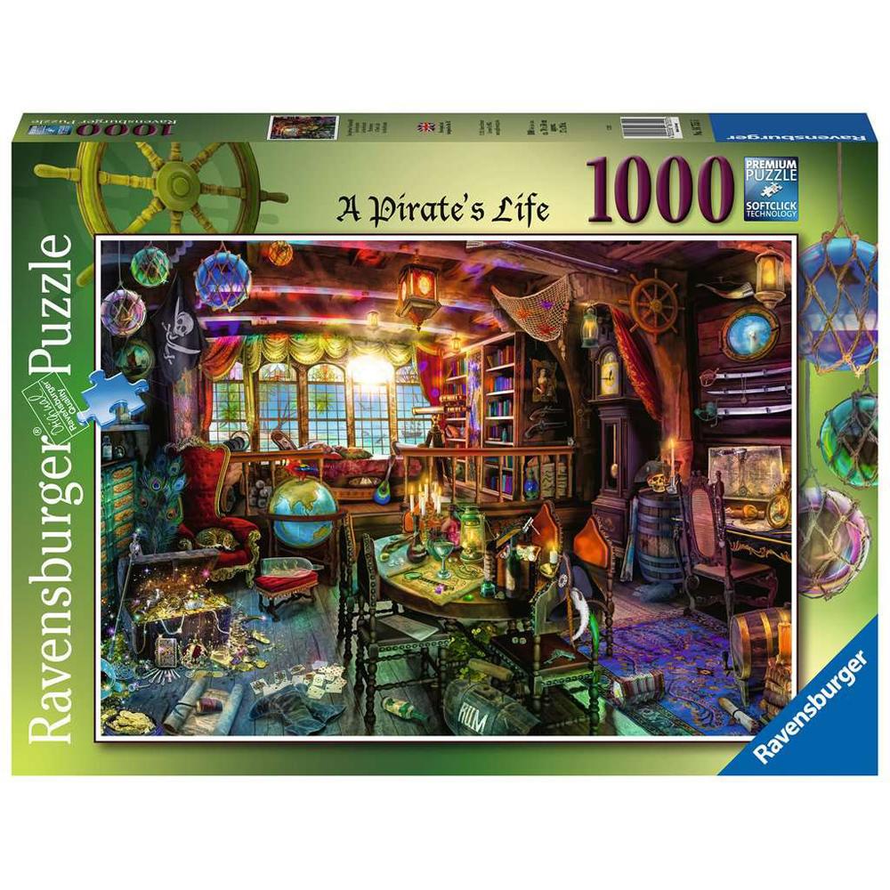 Ravensburger Aimee Stewart A Pirate's Life 1000 Piece Jigsaw Puzzle 16755