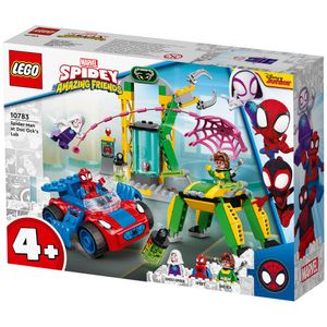 LEGO Marvel Spidey Amazing Friends Spider Man at Doc Ocks Lab Building Set