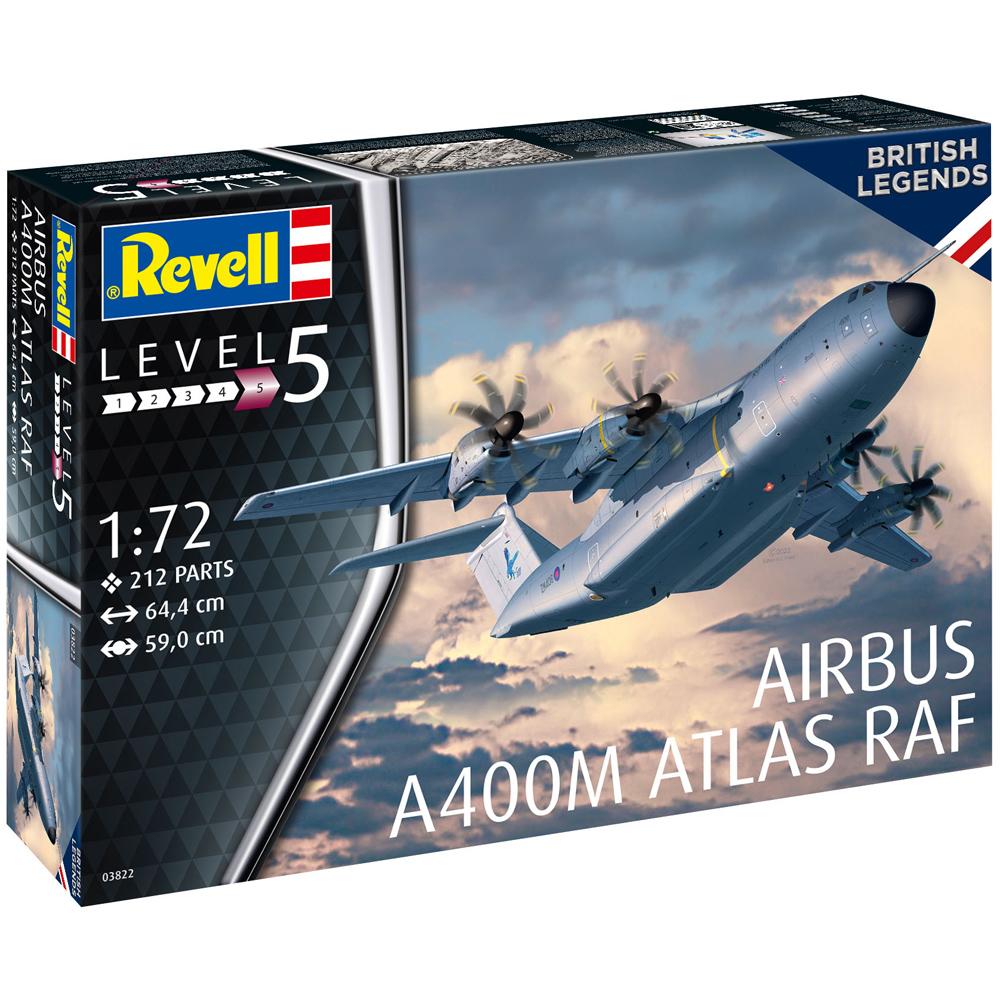 Revell British Legends Airbus A400M Atlas RAF Military Model Kit Scale 1:72 03822