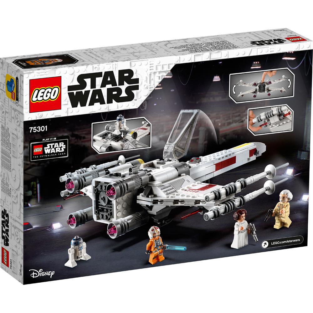 View 3 LEGO Star Wars Luke Skywalker's X-Wing Fighter 474 Piece Set 75301 Ages 9+ 75301