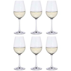 View 2 Dartington Crystal WHITE Wine Set of SIX Glasses ST3262/2/6PK