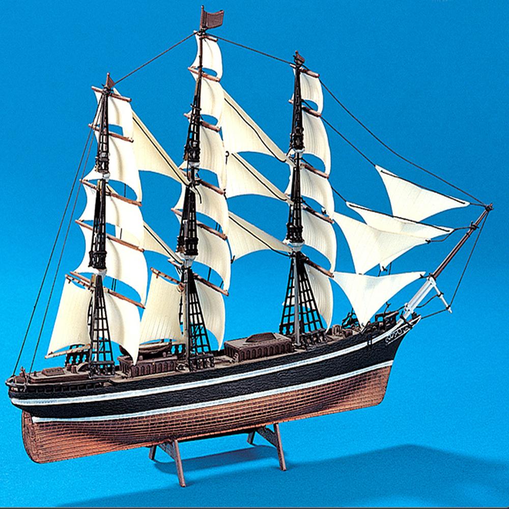 View 3 Academy Cutty Sark Clipper Ship Model Kit Scale 1:350 14110