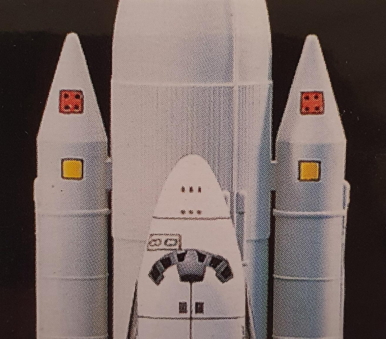 View 3 Academy Space Shuttle & Booster Rockets Model Kit Scale 1:288 12707
