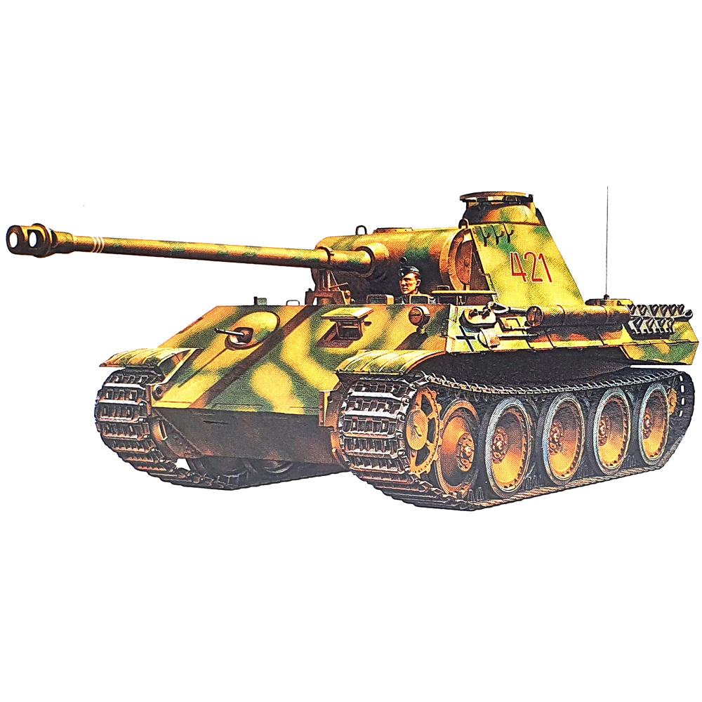 View 3 Tamiya Panzer Kampfwagen V Panther Sd.kfz.171 Ausf.A Model Kit Scale 1:35 35065