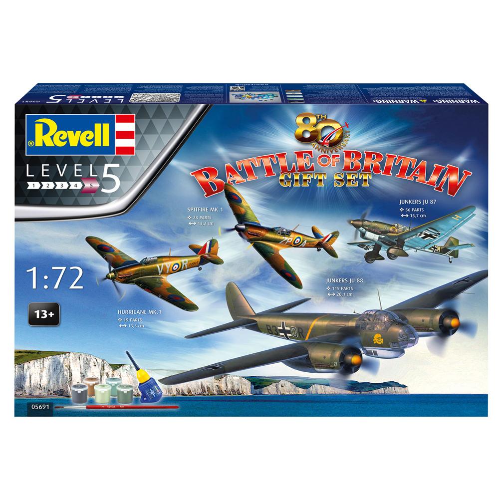 View 3 Revell Battle of Britain 80th Anniversary Model Kit Gift Set Scale 1/72 05691