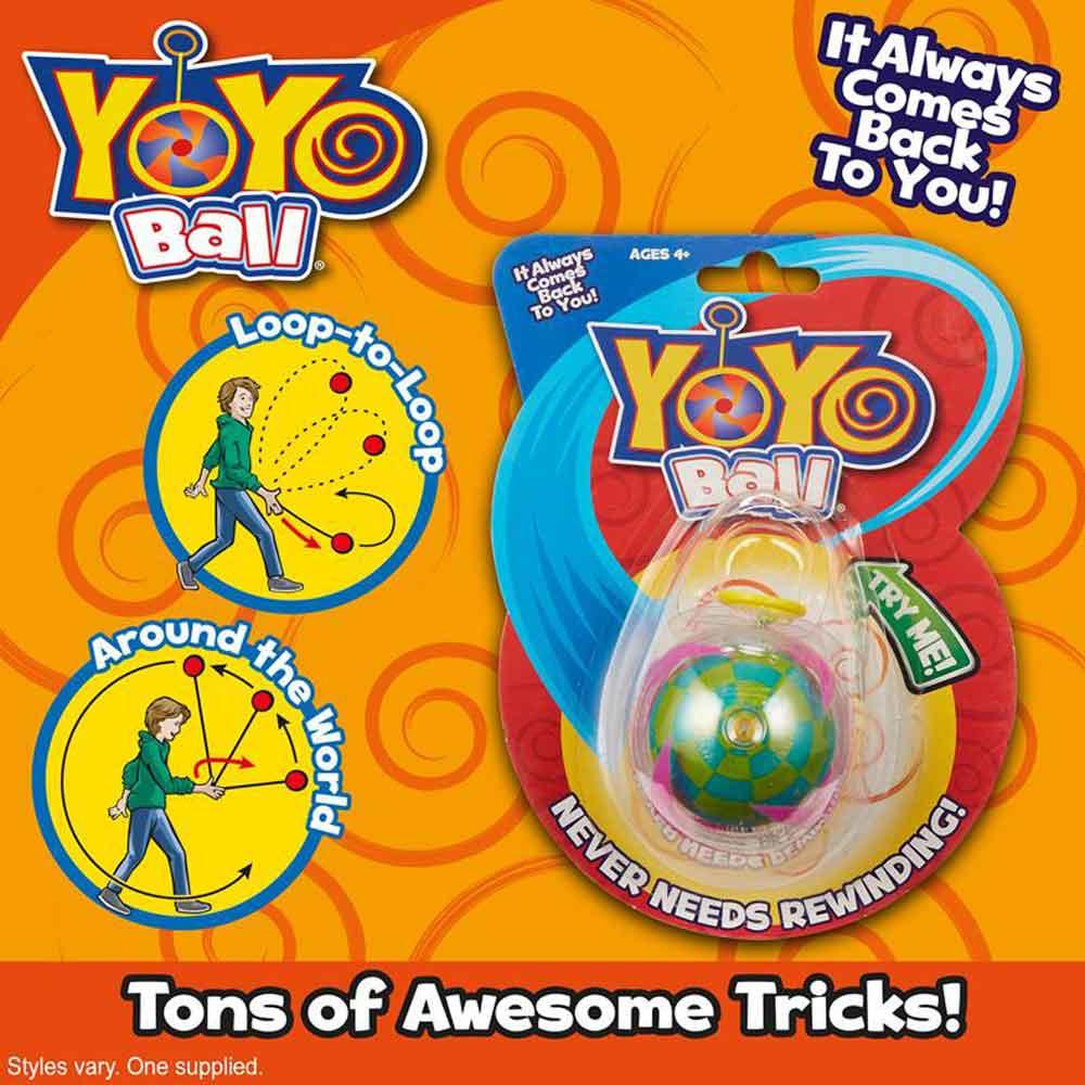 View 2 Big Time Toys YELLOW & GREEN Yo Yo Ball 62643-GREEN-YELLOW