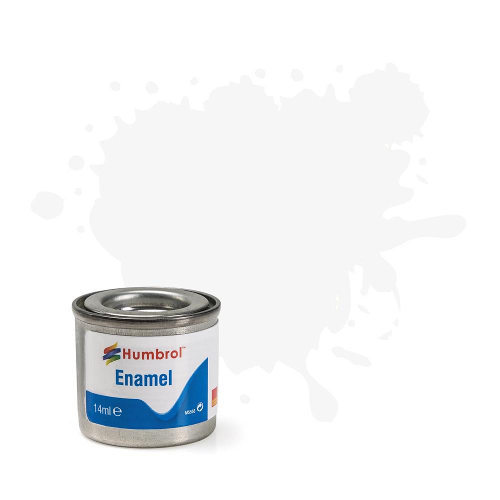 Humbrol ENAMEL Matt Finish Paint - White 34 A0374